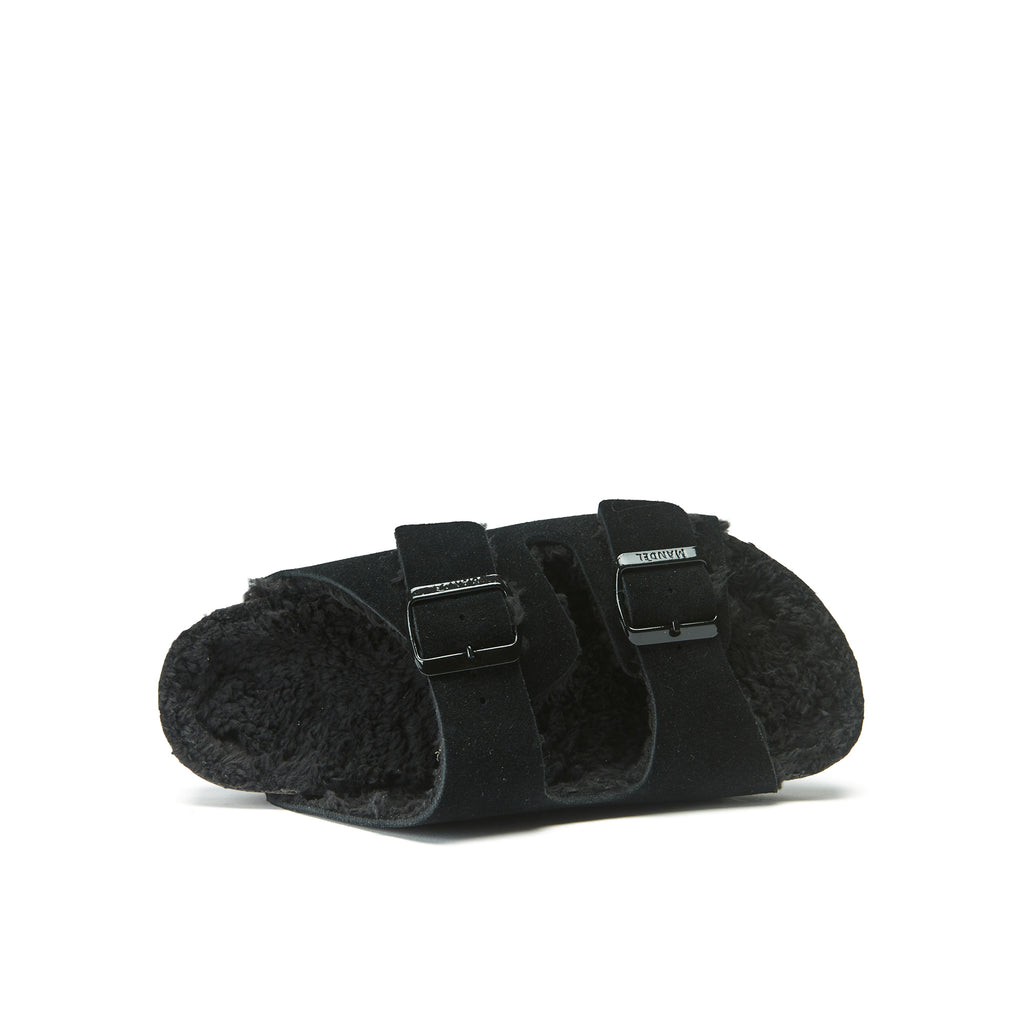 Sandales Alberto Suede Noir - Femme