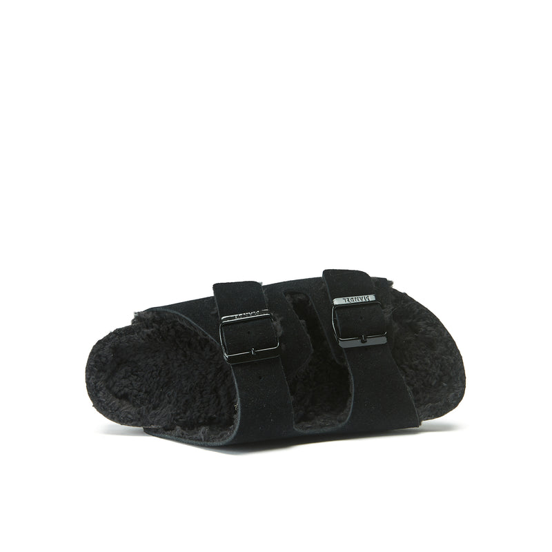 Sandales Alberto Suede Noir - Femme