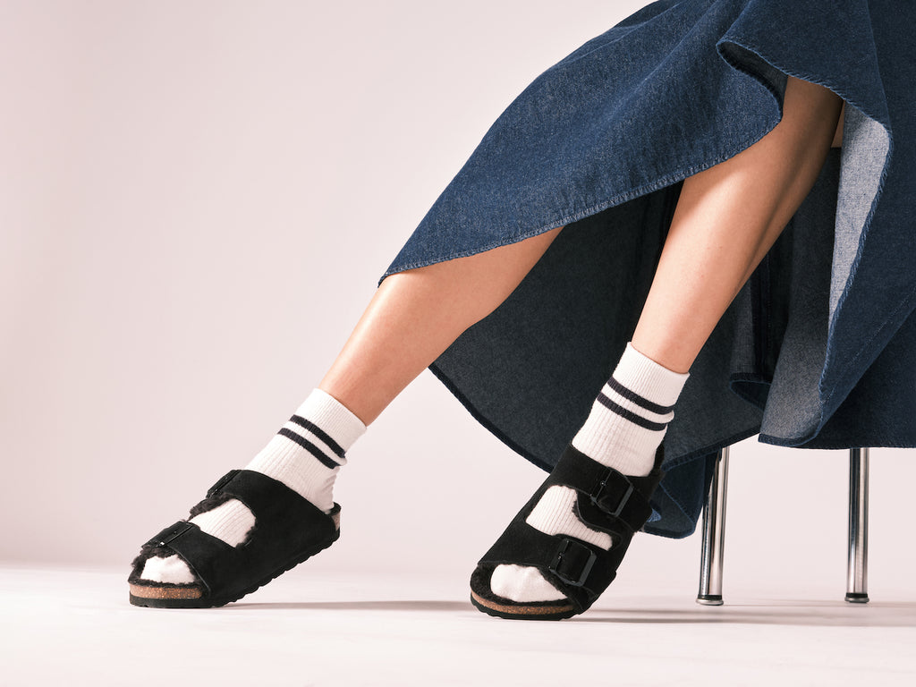 Sandales Alberto Suede Noir - Femme