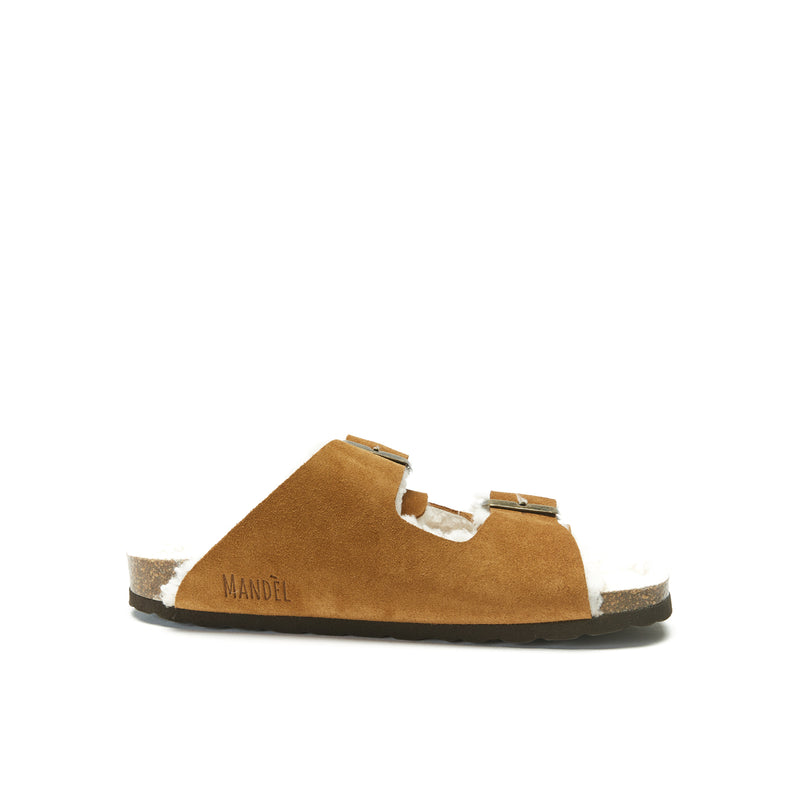Sandales Alberto Suede Marron - Femme