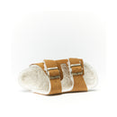 Sandales Alberto Suede Marron - Femme