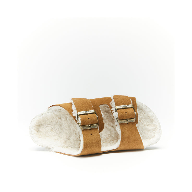 Sandales Alberto Suede Marron - Femme