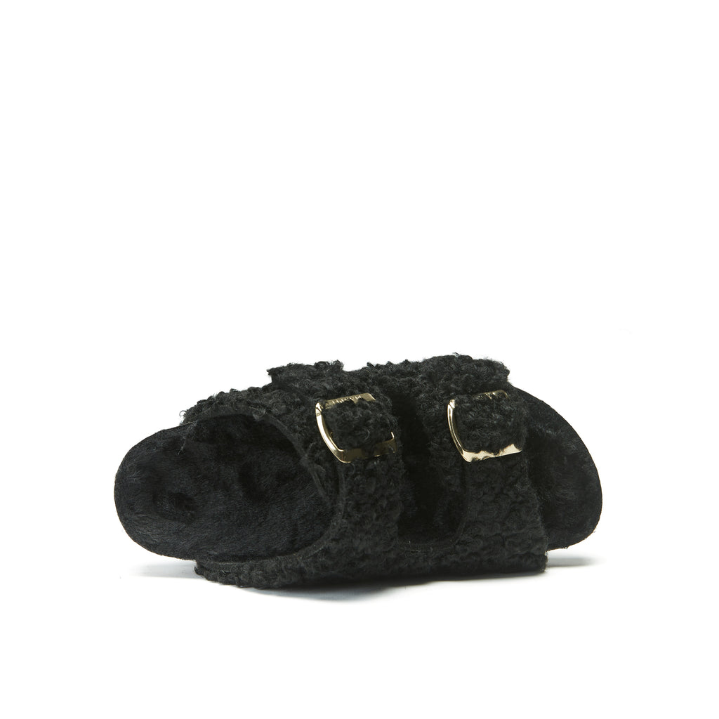 Sandales Alberto Teddy Noir - Femme