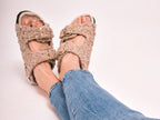 Sandalias Alberto Teddy Taupe - Mujer