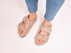 Sandalias Alberto Teddy Taupe - Mujer