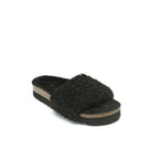 Sandales Laia Teddy Noir - Femme