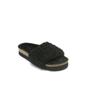 Sandales Laia Teddy Noir - Femme