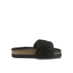 Sandales Laia Teddy Noir - Femme