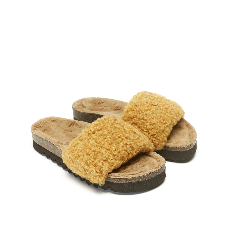 Sandales Laia Teddy Marron - Femme