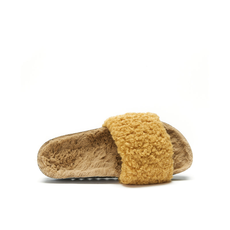 Sandales Laia Teddy Marron - Femme