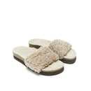 Sandales Laia Teddy Taupe - Femme