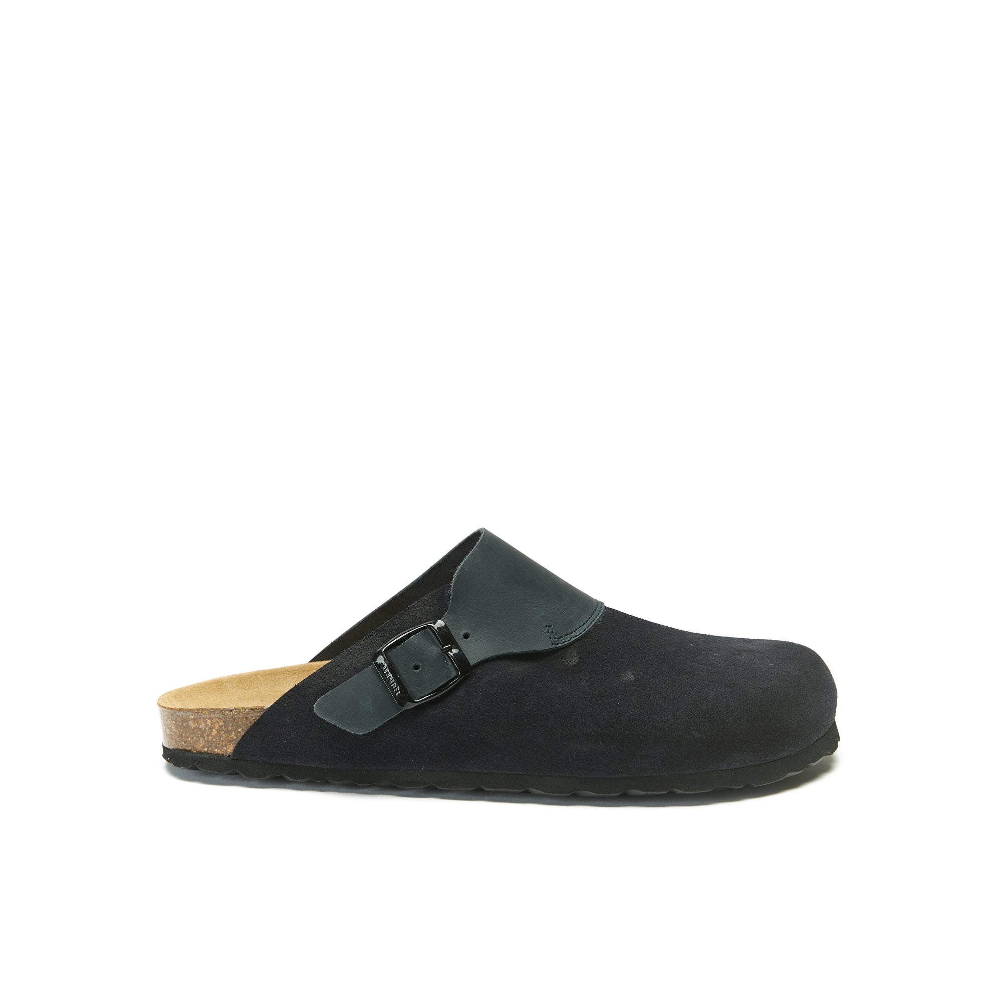 Dia Suede Navy Clogs - Women