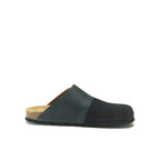 Dia Suede Navy Clogs - Women
