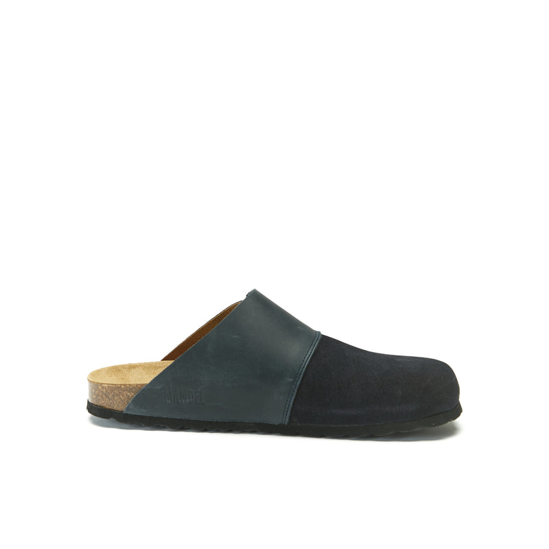 Sabots Dia Suede Navy - Femme