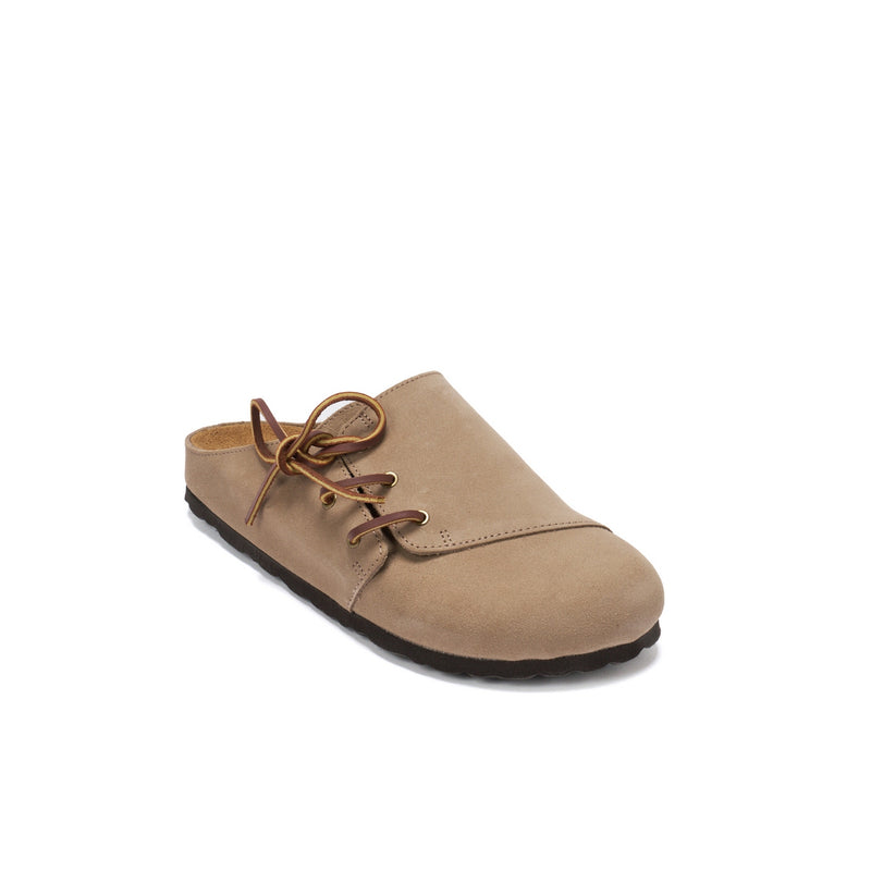 Sabots Ester Suede Taupe - Femme