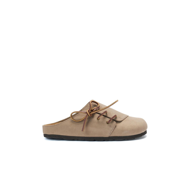 Sabots Ester Suede Taupe - Homme