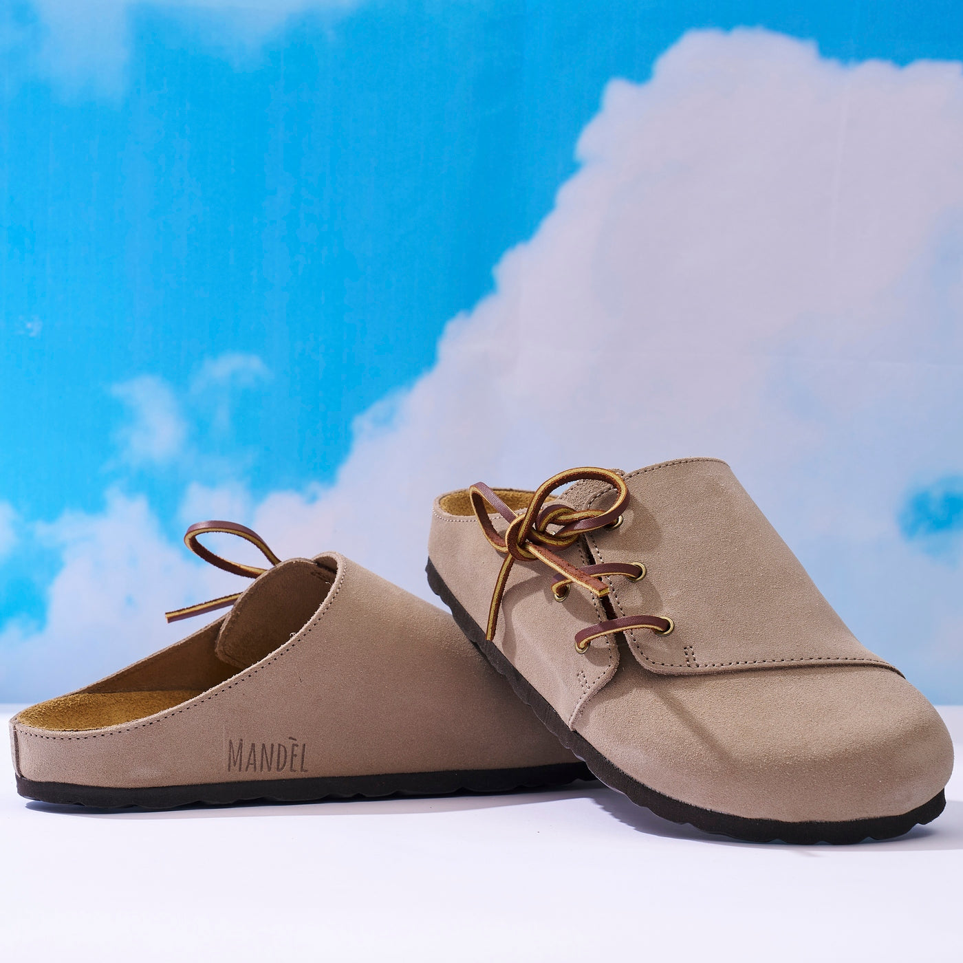 Zuecos Ester - Taupe - Hombre