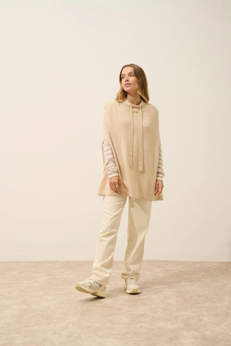 Cape Col Rond Cordon Coulissant - Miamar - Sable