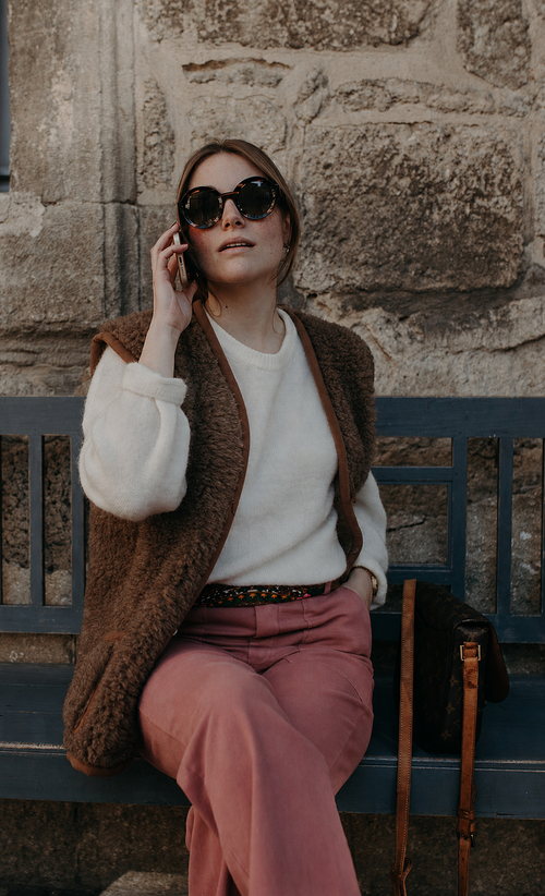 Gilet Michka - Marron