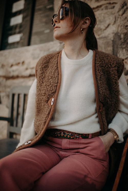 Gilet Michka - Marron