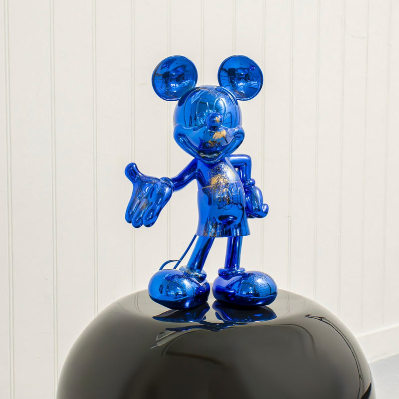 Mickey Welcome Galaxy - 30 Cm - Bleu & Or