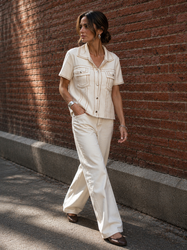 Mila Cardigan - Ecru