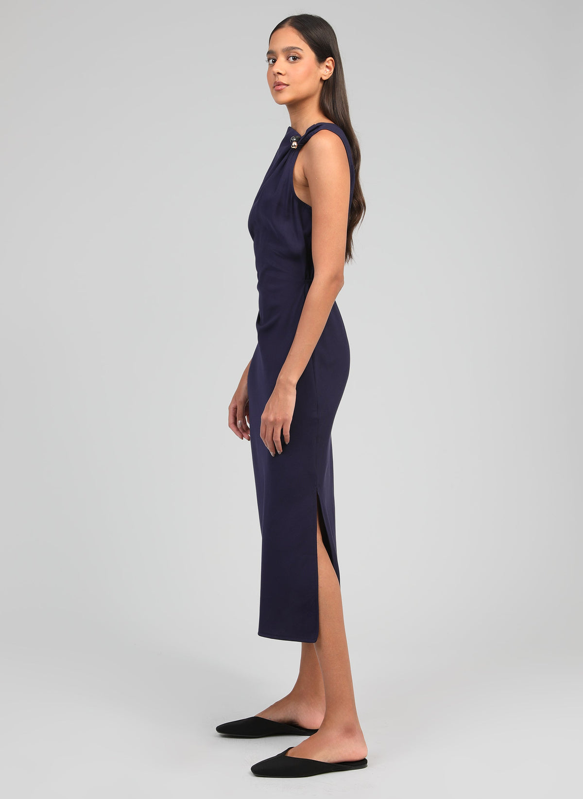 Robe Midi Milana Marine