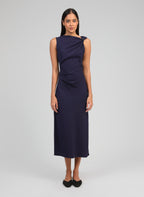 Robe Midi Milana Marine