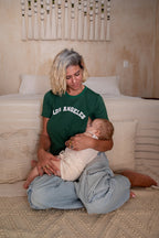 T-Shirt D'Allaitement Vert Los Angeles