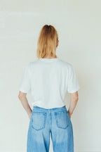 T-Shirt D'Allaitement Blanc Amour