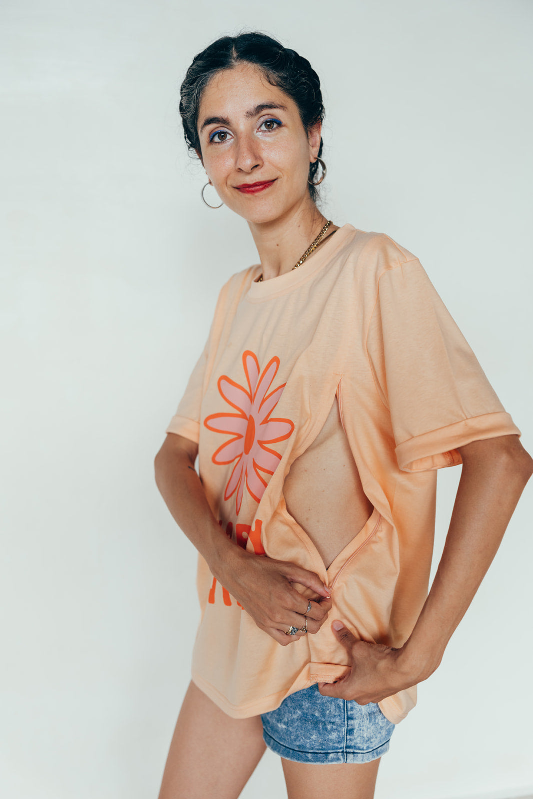 Camiseta de lactancia HAPPY VIBES