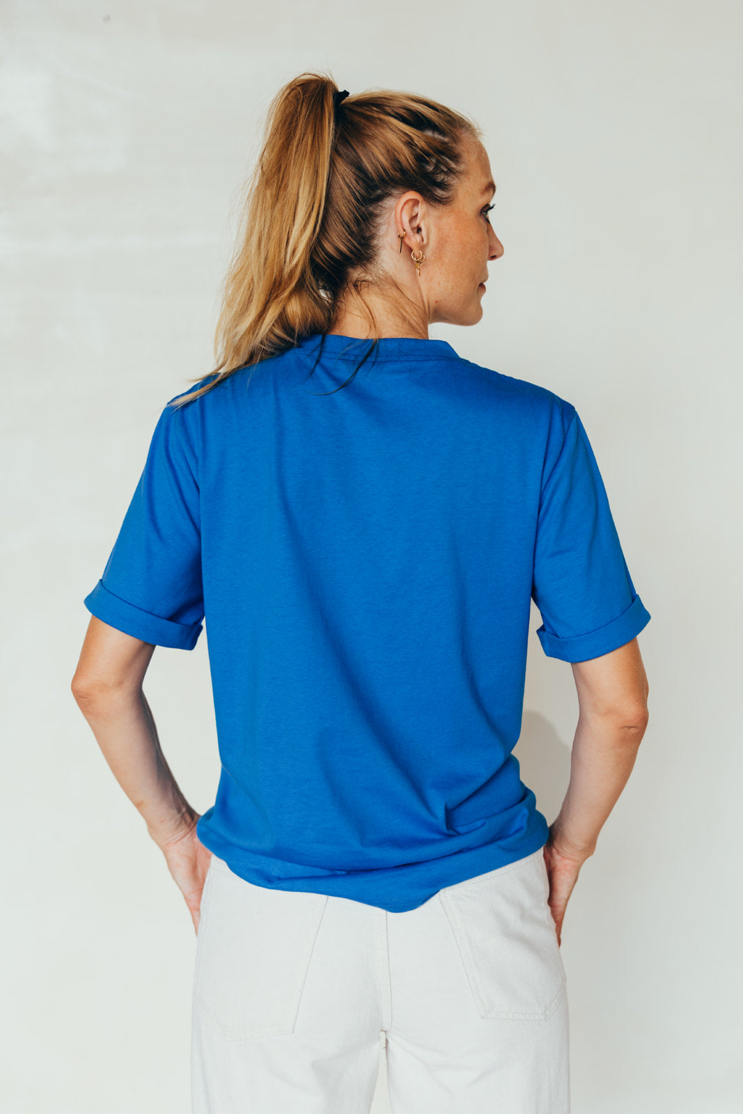 T-Shirt D'Allaitement Bleu Klein