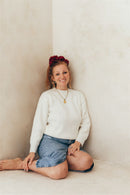 Pull D'Allaitement Écru Assia - Femme