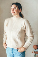 Pull D'Allaitement Écru Alma - Femme