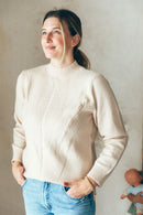 Pull D'Allaitement Écru Alma - Femme