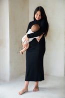 Robe D'Allaitement Coton Olivia - Femme