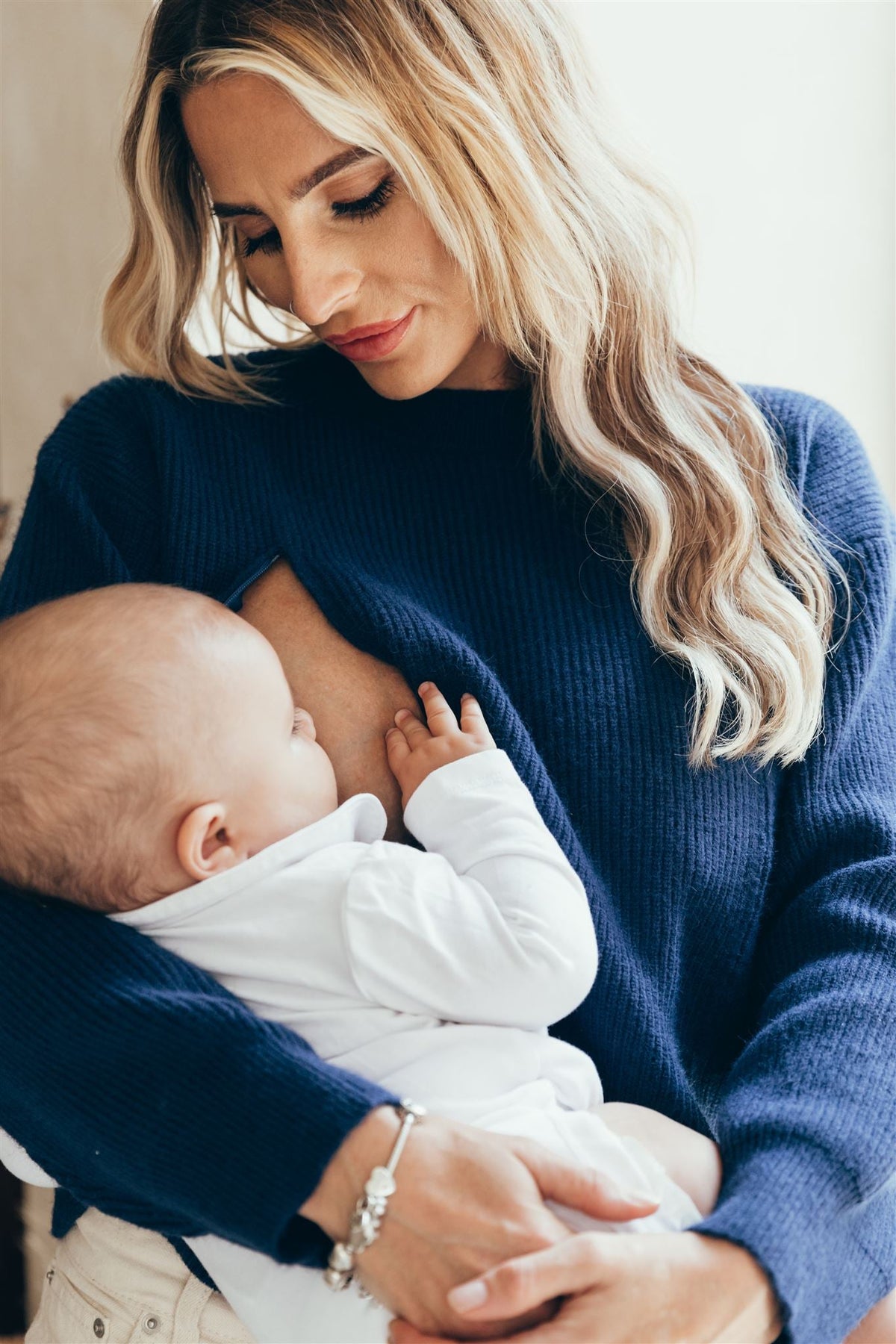 Pull D'Allaitement Marine Assia