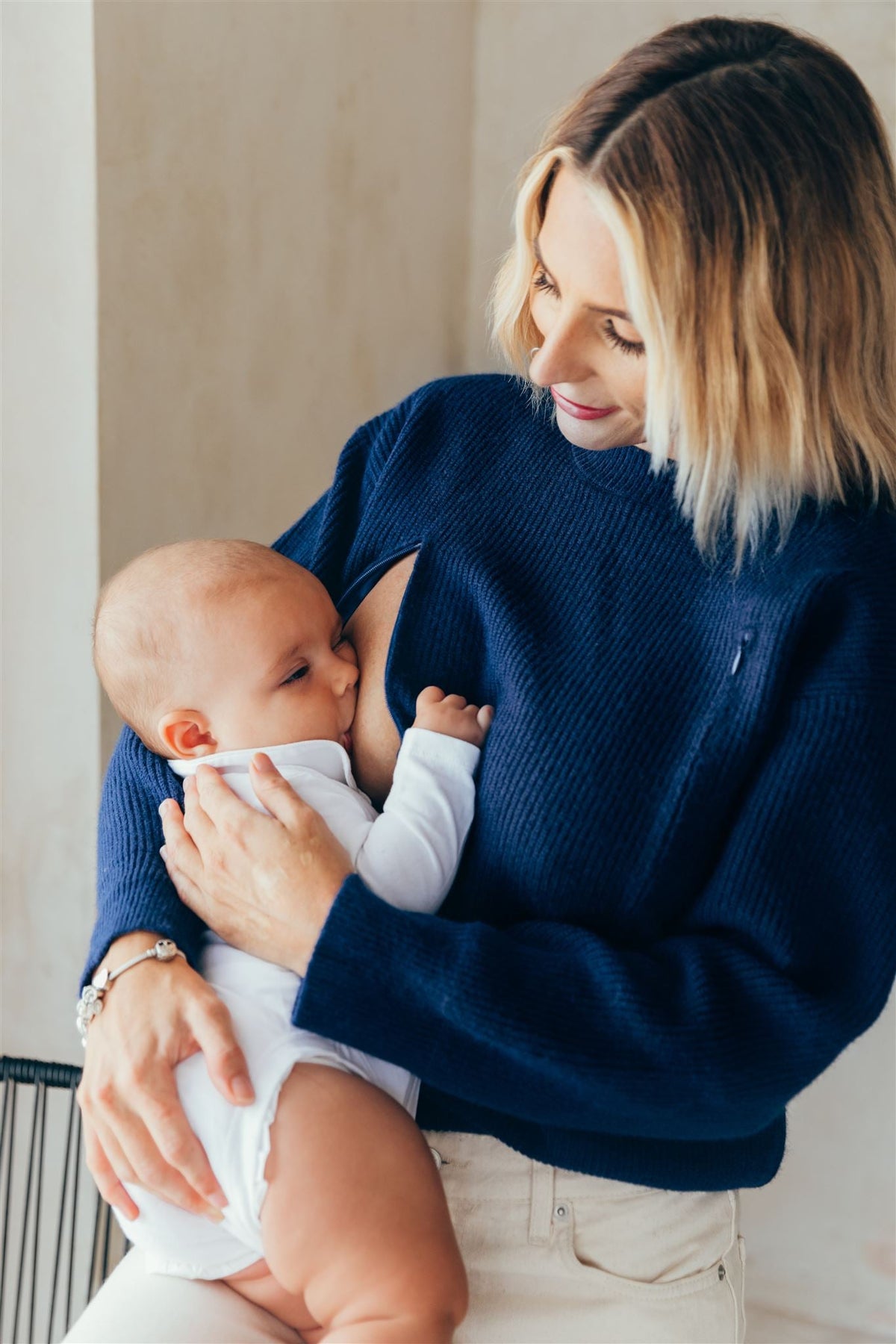 Pull D'Allaitement Marine Assia