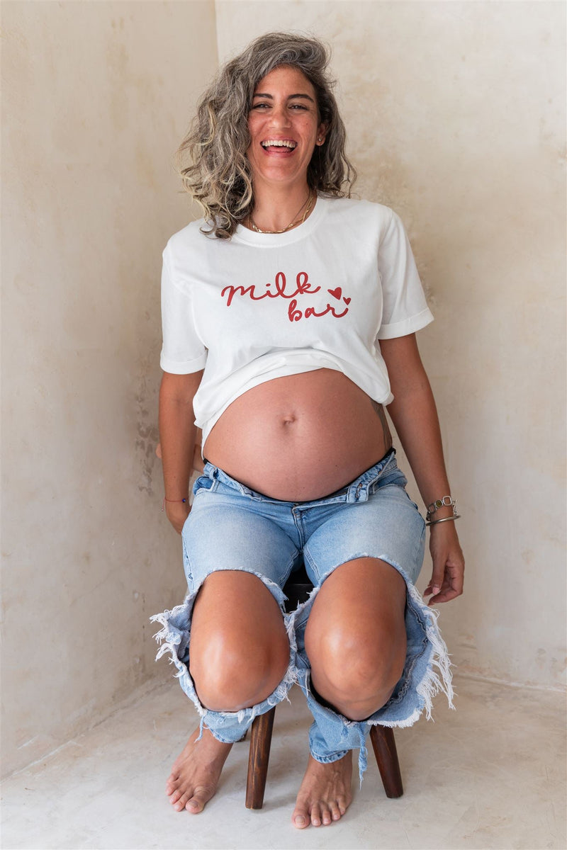 T-Shirt D'Allaitement Milk Bar - Femme