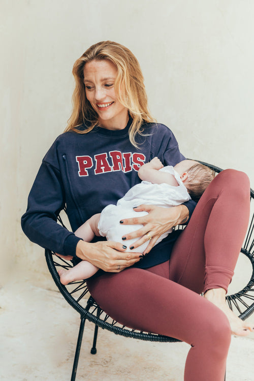 Sweat-Shirt D'Allaitement Paris - Femme