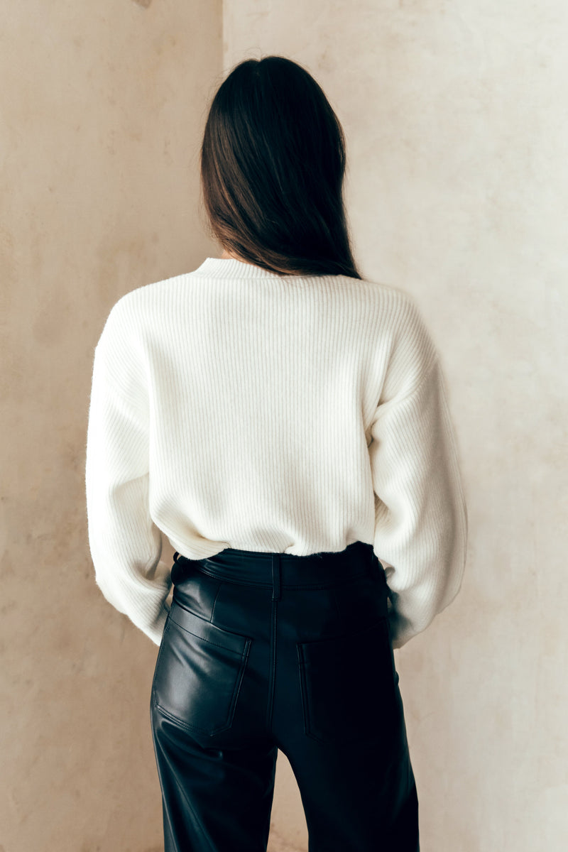 Pull D'Allaitement Écru Cossima - Femme