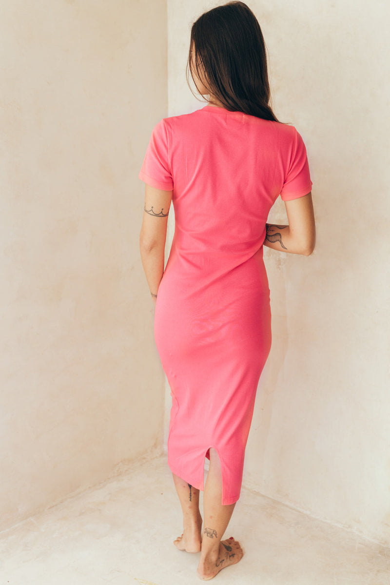 Robe D'Allaitement Tulum Rose - Femme