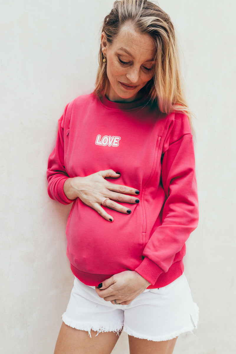 Sweat-Shirt D'Allaitement Love - Femme