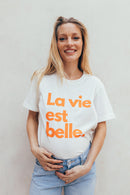 T-Shirt D'Allaitement La Vie Est Belle - Femme