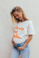 T-Shirt D'Allaitement La Vie Est Belle - Femme