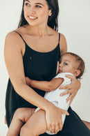 Robe D'Allaitement India Noir - Femme