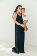 Robe D'Allaitement India Noir - Femme