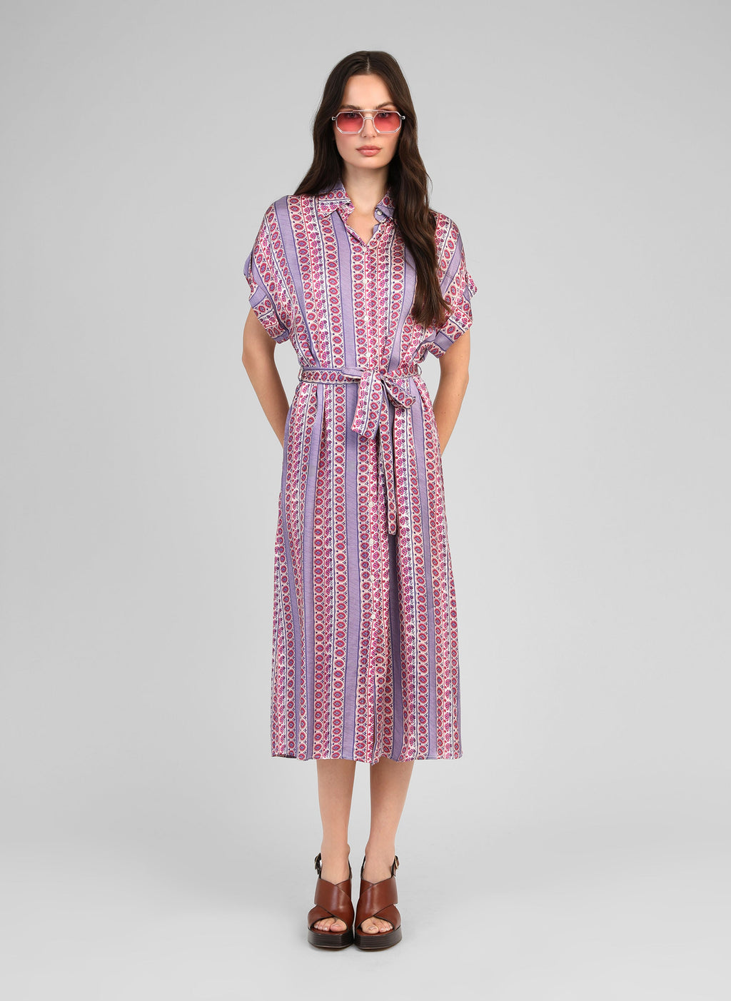 Robe Midi Mylie Diagola Encre