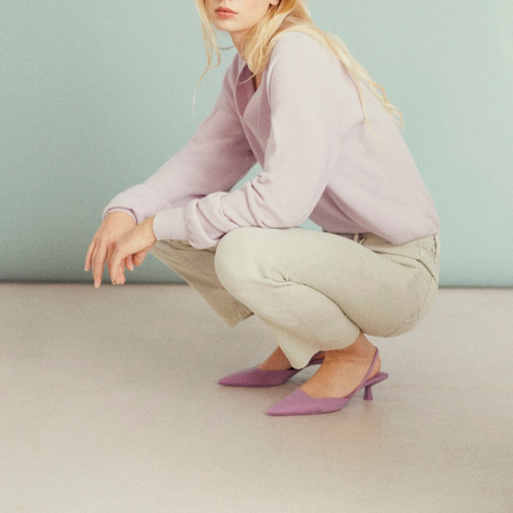 Pantalon Highwaist Milo Color - Milky Green - Femme
