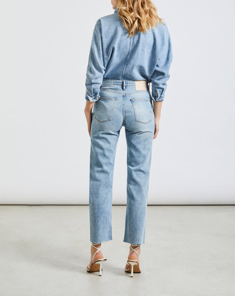 Jeans Milo de cintura alta - Denim V-438 - Mujer
